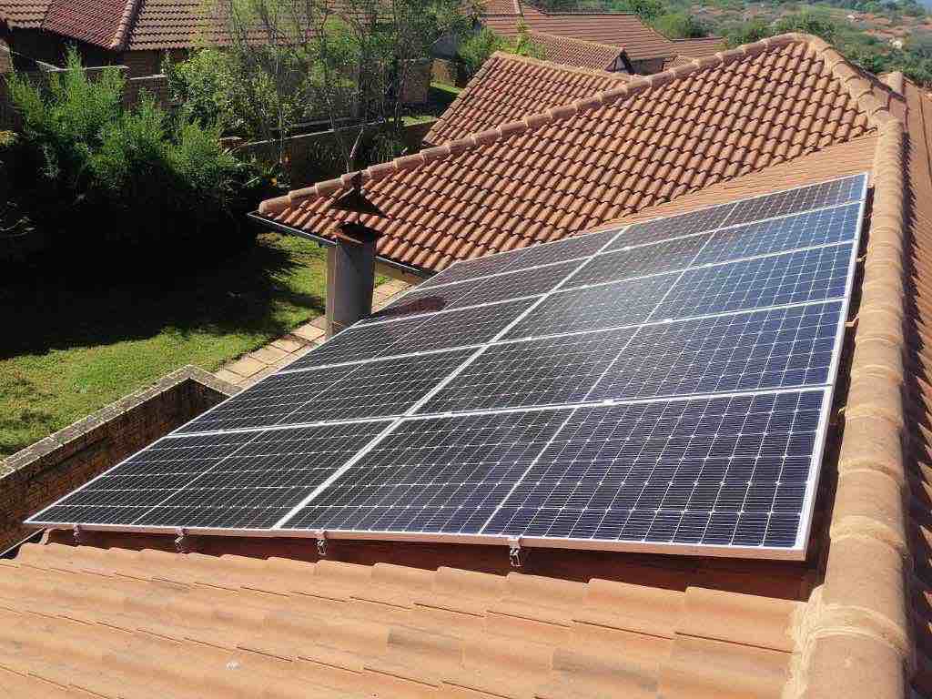 Solar panel installation